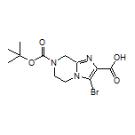 3-Bromo-7-Boc-5,6,7,8-tetrahydroimidazo[1,2-a]pyrazine-2-carboxylic Acid