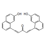 1,5-Bis(7-hydroxy-1-naphthyl)penta-1,4-dien-3-one