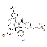 [(4S,5R)-2-[4-(tert-Butyl)-2-ethoxyphenyl]-4,5-bis(4-chlorophenyl)-4,5-dimethyl-4,5-dihydro-1-imidazolyl][4-[3-(methylsulfonyl)propyl]-1-piperazinyl]methanone