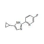 2-(5-Cyclopropyl-1H-imidazol-2-yl)-5-fluoropyridine