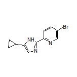 5-Bromo-2-(5-cyclopropyl-1H-imidazol-2-yl)pyridine