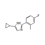 5-Cyclopropyl-2-(4-fluoro-2-methylphenyl)-1H-imidazole