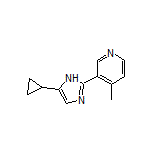 3-(5-Cyclopropyl-1H-imidazol-2-yl)-4-methylpyridine