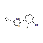 2-(3-Bromo-2-fluorophenyl)-5-cyclopropyl-1H-imidazole