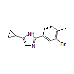 2-(3-Bromo-4-methylphenyl)-5-cyclopropyl-1H-imidazole