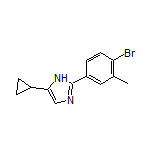 2-(4-Bromo-3-methylphenyl)-5-cyclopropyl-1H-imidazole