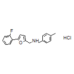 1-[5-(2-Fluorophenyl)-2-furyl]-N-(4-methylbenzyl)methanamine Hydrochloride