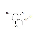 1-(2,4-Dibromo-6-methoxyphenyl)ethanone Oxime