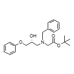 tert-Butyl (R)-2-[Benzyl(2-hydroxy-3-phenoxypropyl)amino]acetate