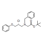 tert-Butyl (R)-2-[Benzyl(2-chloro-3-phenoxypropyl)amino]acetate