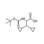 2-(Boc-amino)-3,3-dicyclopropylpropanoic Acid