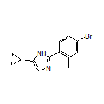 2-(4-Bromo-2-methylphenyl)-5-cyclopropyl-1H-imidazole