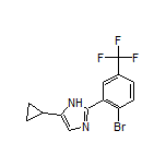 2-[2-Bromo-5-(trifluoromethyl)phenyl]-5-cyclopropyl-1H-imidazole