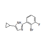 2-(2-Bromo-3-fluorophenyl)-5-cyclopropyl-1H-imidazole