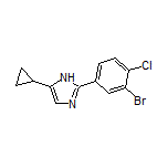 2-(3-Bromo-4-chlorophenyl)-5-cyclopropyl-1H-imidazole