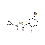 2-(5-Bromo-2-iodophenyl)-5-cyclopropyl-1H-imidazole