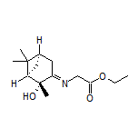 Ethyl 2-[(E)-[(1R,2R,5R)-2-Hydroxy-2,6,6-trimethylbicyclo[3.1.1]heptan-3-ylidene]amino]acetate