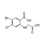 5-Bromo-2-[(carboxymethyl)amino]-4-chlorobenzoic Acid