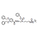 3,4-Bis(benzyloxy)-N-[3-[[4-(Boc-amino)butyl]Cbz-amino]propyl]benzamide