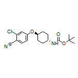 4-[[trans-4-(Boc-amino)cyclohexyl]oxy]-2-chlorobenzonitrile