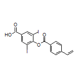 3,5-Diiodo-4-[(4-vinylbenzoyl)oxy]benzoic Acid