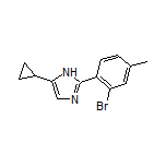 2-(2-Bromo-4-methylphenyl)-5-cyclopropyl-1H-imidazole