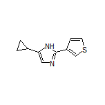 5-Cyclopropyl-2-(thiophen-3-yl)-1H-imidazole