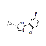 2-(2-Chloro-5-fluorophenyl)-5-cyclopropyl-1H-imidazole