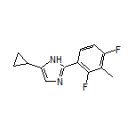 5-Cyclopropyl-2-(2,4-difluoro-3-methylphenyl)-1H-imidazole