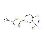 2-[4-Chloro-3-(trifluoromethyl)phenyl]-5-cyclopropyl-1H-imidazole