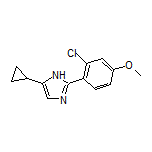 2-(2-Chloro-4-methoxyphenyl)-5-cyclopropyl-1H-imidazole