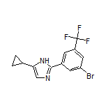 2-[3-Bromo-5-(trifluoromethyl)phenyl]-5-cyclopropyl-1H-imidazole