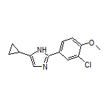 2-(3-Chloro-4-methoxyphenyl)-5-cyclopropyl-1H-imidazole