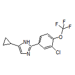 2-[3-Chloro-4-(trifluoromethoxy)phenyl]-5-cyclopropyl-1H-imidazole