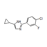 2-(4-Chloro-3-fluorophenyl)-5-cyclopropyl-1H-imidazole