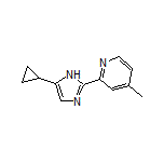 2-(5-Cyclopropyl-1H-imidazol-2-yl)-4-methylpyridine