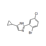 2-(2-Bromo-5-chlorophenyl)-5-cyclopropyl-1H-imidazole