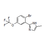 2-[2-Bromo-5-(trifluoromethoxy)phenyl]-5-methyl-1H-imidazole