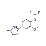 2-[4-(Difluoromethoxy)-3-methoxyphenyl]-5-methyl-1H-imidazole