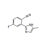 4-Fluoro-2-(5-methyl-2-imidazolyl)benzonitrile