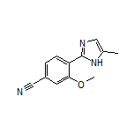 3-Methoxy-4-(5-methyl-2-imidazolyl)benzonitrile