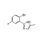 2-(2-Bromo-5-iodophenyl)-5-methyl-1H-imidazole