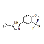 5-Cyclopropyl-2-[4-methoxy-3-(trifluoromethyl)phenyl]-1H-imidazole