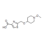 2-[[(1-Methoxy-4-piperidyl)oxy]methyl]thiazole-4-carboxylic Acid