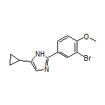 2-(3-Bromo-4-methoxyphenyl)-5-cyclopropyl-1H-imidazole