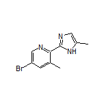 5-Bromo-3-methyl-2-(5-methyl-2-imidazolyl)pyridine