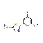 5-Cyclopropyl-2-(3-fluoro-5-methoxyphenyl)-1H-imidazole