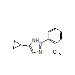 5-Cyclopropyl-2-(2-methoxy-5-methylphenyl)-1H-imidazole