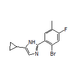 2-(2-Bromo-4-fluoro-5-methylphenyl)-5-cyclopropyl-1H-imidazole