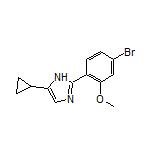 2-(4-Bromo-2-methoxyphenyl)-5-cyclopropyl-1H-imidazole